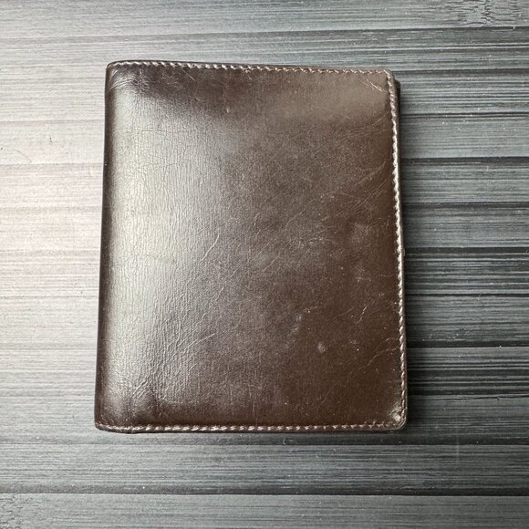 Gucci Mens Leather Bifold Used|Authentic (Broken Clasp) - Picture 1 of 7